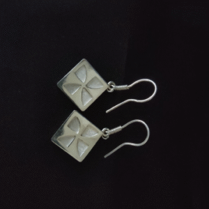 Aretes en plata 950 Viento