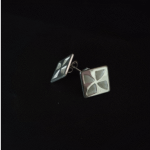 Aretes en plata 950 Viento Cortos