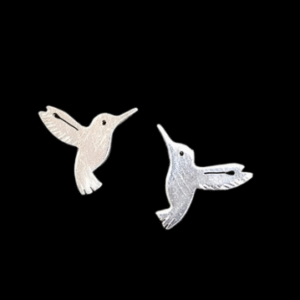Aretes en plata 950 Quinde cortos