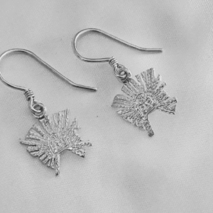 Aretes Sol de Oro  Cultura Tolita en plata 950