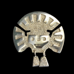 Prendedor en plata 950 Máscara