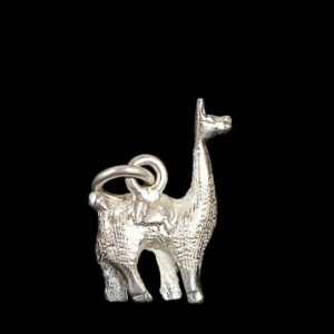 Colgante Llama en plata 950