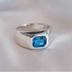 Anillo de hombre en  plata 950