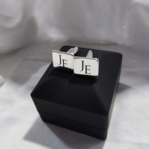 Mancuernas en plata 950 Personalizadas