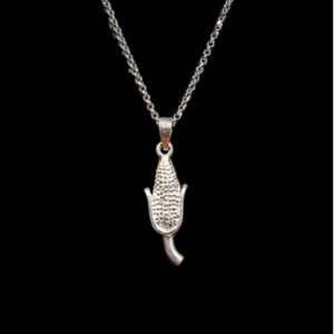 Colgante Maíz en plata 950