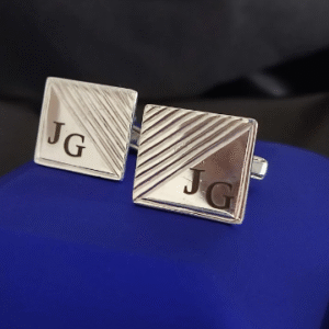Mancuernas en plata 950 Personalizadas