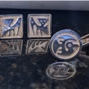 Mancuernas en plata 950 típicas